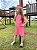 Vestido Infantil Regata Coqueiros em Ribana Malwee -Rosa Neon REF100509 - Imagem 1