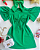 Vestido Infantil Feminino - Liz - Verde - Laço de Brilho - Imagem 1