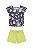 Conjunto Menina Infantil Em Malha Blusa Estampada e Short Moletinho - Elian - REF 231968 - Imagem 4