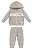 Conjunto Abrigo Moleton Masculino Ziper e Capuz Bege - Coloritta - Ref 70130 - Imagem 2
