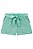 Short Feminino Infantil Jeans Verde Brilho - Ref 77962 - Kukie - Imagem 3