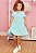 Vestido Infantil Manga Curta em Viscose Linen Infanti -Azul REF60619 - Imagem 2