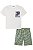 Conjunto de Camiseta em Meia Malha Flamê e Bermuda Nylon Aspen  Johnny Fox REF69833 - Imagem 1