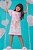 Camisola Feminina Infantil em Malha Fresh Ref - 75330 - Kukiê - Imagem 2