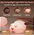 Luminária Abajur - Porquinho Led Infantil - Luz Noturno Silicone - Porquinho Muda de Cor - Imagem 3