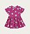 Vestido Infantil Manga Curta em Viscose com Babados Malwee -Rosa Estampado REF101845 - Imagem 1