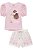 Conjunto de Blusa em Cotton com Shorts em Molevisco Ref - 74788 - Infanti - Imagem 2