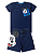 Conjunto Infantil Masculino - Bermuda e Camiseta Mickey - Azul Royal - Imagem 1