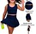 Short Saia - Infantil Feminino - Suplex Ginástica - Uniforme - Dança - Imagem 4