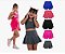 Short Saia - Infantil Feminino - Suplex Ginástica - Uniforme - Dança - Imagem 1