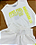 Conjunto Infantil Catavento Verão Shorts Off White e Blusa Just Feel - Catavento - Imagem 1