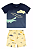 Conjunto Camiseta Jacarés Explore e Short Tartaruguinhas - Elian- Ref 201219 - Imagem 3