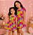 Vestido Infantil Menina - Estampa De Gatinhos Verão - Colorido - Imagem 1