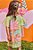 Vestido Feminino Infantil Verde Neon Meia Malha Ref - 75329 - Kukie - Imagem 1