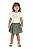 Conjunto Feminino Infantil Blusa Com Detalhe Flor e Saia com Short Embaixo - Coloritta - Ref 73320 - Imagem 1