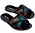 Mini Melissa M-Lover Slide Infantil Preta Holográfica  - Ref 35968 - Imagem 1