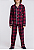 Mensageiro dos Sonhos Pijama Xadrez Manga Longa Americano 100% Algodão Menino Kids - Imagem 1