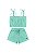 Conjunto Juvenil com Top Cropped e Short (Azul ) - Ref 31849 Gloss - Imagem 2