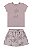 Conjunto Feminino Blusa Flor e Short Saia - Coloritta - Ref 75276 - Imagem 1