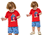 Conjunto Curto Bebê Menino Estampa Interativa Elian - Ref 201320 - Imagem 1