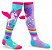 Meia Divertida Maluca Colorida 3d Infantil - MENINA - Imagem 3