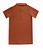 Camiseta Polo Infantil Manga Curta - Terracota - Essencial Slim Ogochi - REF7496001 - Imagem 2