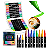 Conjunto de Canetas Glitter Dual Tip Markers – 24 Unidades - 48 Cores - Imagem 1