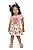 Conjunto Feminino Infantil Blusa Flores e Saia Com Short Estampado - Elian - Ref 232377 - Imagem 1