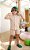 Conjunto Masculinino Infantil Camisa e Bermuda - Conjunto Guilherme - BEGE - Imagem 2