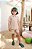 Conjunto Masculinino Infantil Camisa e Bermuda - Conjunto Guilherme - BEGE - Imagem 3