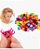 Kit com 50 Mini Piranhas de Cabelo - Mini Presilha Grampo De Cabelo Infantil Colorido - Com 50 und - Imagem 1