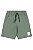 Bermuda Masculina Infantil Neutra Básica - Short Moletinho - Coloritta - Verde - Ref 74299 - Imagem 2