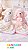 Naninha Com Bichinho de Pelucia e Prendedor de Chupeta- Feminino Infantil - Paninho de Bebê - Imagem 1
