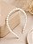 Tiara de Perolas - Arquinho com Perolas de luxo - Tiaras Delicada Feminina - Pérola Luxo - Arco Cabelo - Imagem 1