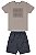 Conjunto Masculino Infantil - Camiseta e Bermuda Moletinho - Coloritta - Ref 74283 - Imagem 3