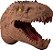 Fantoche Dinossauro T-Rex Marron Emborrachado - Imagem 1
