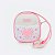 Bolsa Infantil com Led Pampili Seja Luz Strass Glitter Branca e Rosa Neon REF6001085 - Imagem 1