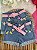 Short Infantil Menina Jeans - Com Cinto Rosa e Pingente de Pedras Coloridas - Imagem 1
