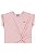 Blusa Infantil Menina - Em Cotton - Mangas Curtas Dobrada e Nozinho - Colorittá - Ref 75406 - Imagem 1