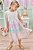 Vestido de Festa Feminino Infantil em Tule Branco e Colorido com Elastano - Ref 76825 - Infanti - Imagem 1