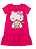 Vestido Feminino Infantil Ursinho Pink  - Hello Kitty - Imagem 1