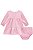 Vestido Infantil Manga Longa em Malha Tricot e Calcinha em Malha Fresh Kukie -Rosa REF62720 - Imagem 1