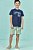 Conjunto de Camiseta em Meia Malha e Bermuda em Mesclado Bicolor com Elastano 73878 LucBoo - Imagem 3