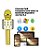 Microfone - Sem Fio - Bluetooth - Karaokê - Festas - Eventos - Voz - Imagem 5