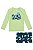Conjunto Masculino Infantil Camiseta+Sunga em Malha Dry com Proteção UV50+ LucBoo -Verde Neon REF61499 - Imagem 1