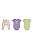 Kit Feminino Bebe 2 Body e 1 Calça - Ref 211539 - Elian - Imagem 2