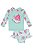 Conjunto Feminino Infantil Blusa+Calcinha com Proteção Uv 50+ Infanti -Verde Agua REF60362 - Imagem 1