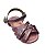 Sandália Infantil Feminina Tiras Rosa com Gliter - Molekinha - Ref 2114.274 - Imagem 1