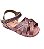 Sandália Infantil Feminina Tiras Rosa com Gliter - Molekinha - Ref 2114.274 - Imagem 2