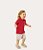 Conjunto Masculino Infantil com Camisa Polo em Algodão Malwee -Vermelho REF107987 - Imagem 2